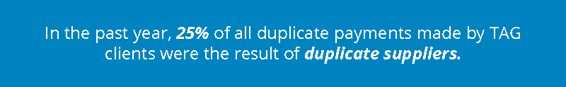 Duplicate Payment Stat - TAG Inc